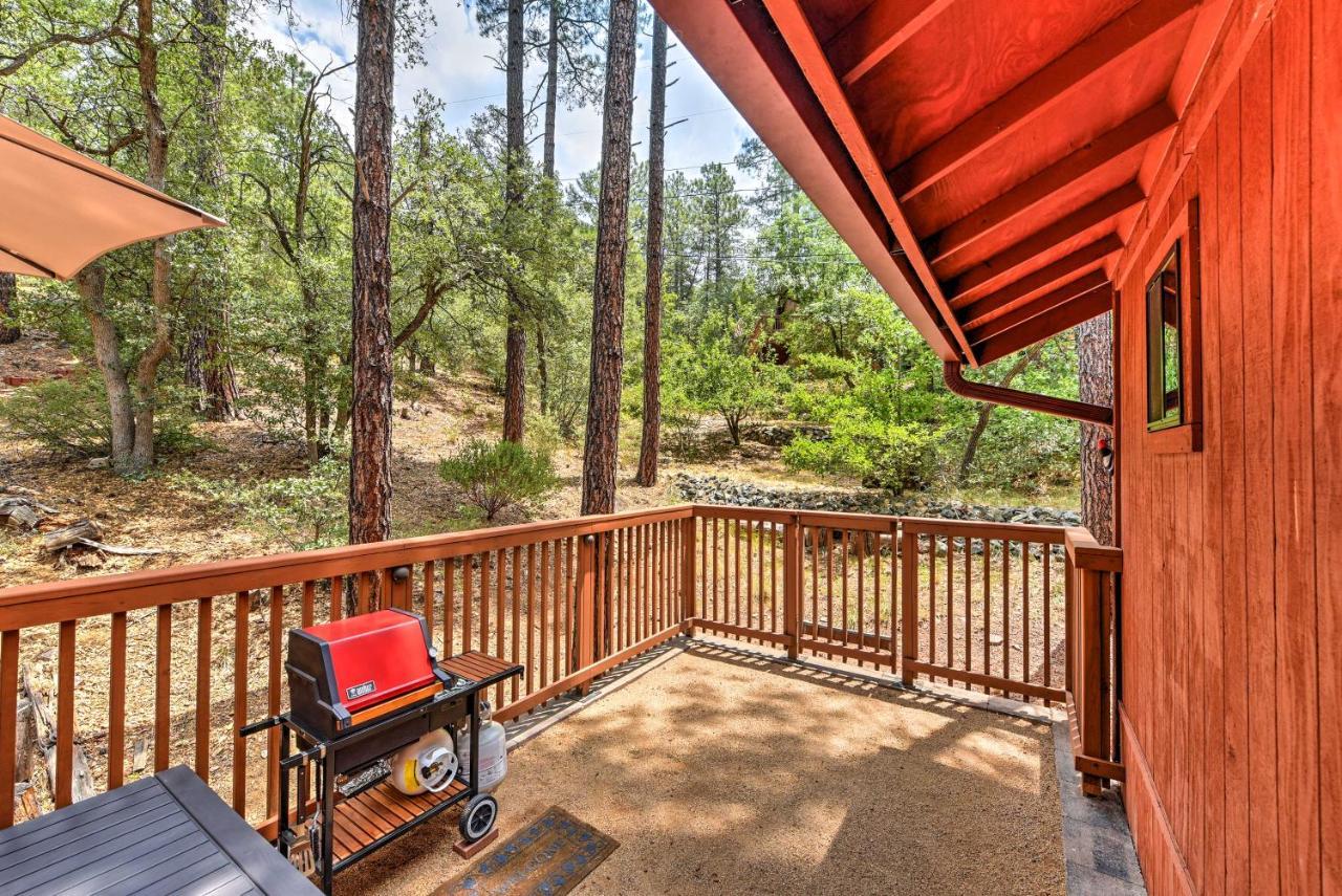 Prescott Cabin With Beautiful Forest Views And Deck! Bagian luar foto