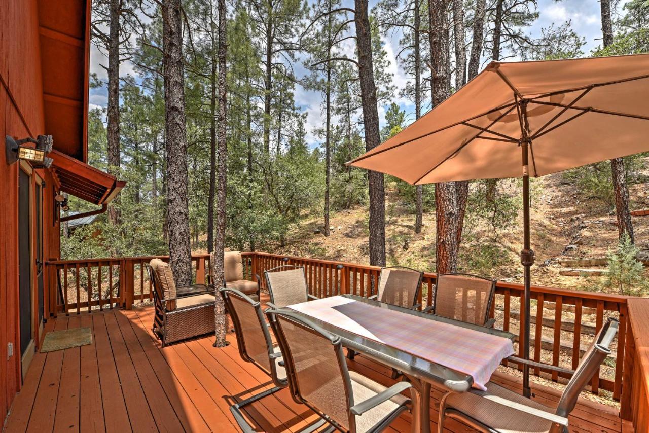 Prescott Cabin With Beautiful Forest Views And Deck! Bagian luar foto