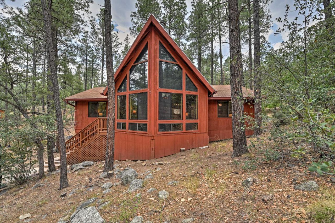Prescott Cabin With Beautiful Forest Views And Deck! Bagian luar foto