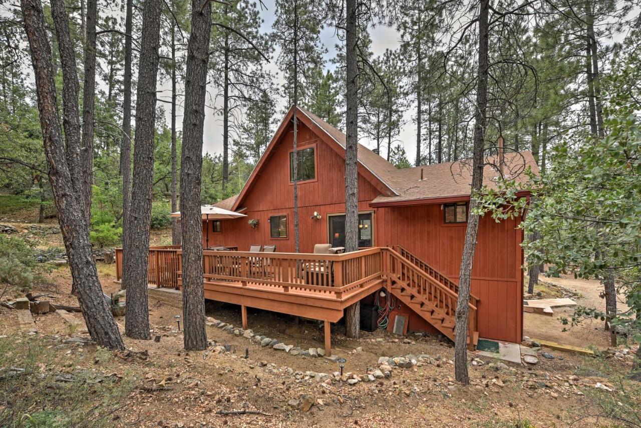 Prescott Cabin With Beautiful Forest Views And Deck! Bagian luar foto